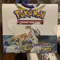 Pokemon TCG Sword & Shield Brilliant Stars Booster Box 36 Packs SEALED - Image 1