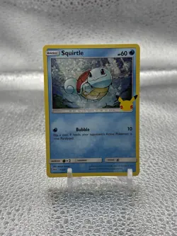 Pokemon Squirtle Holo McDonalds 25th Anniversary NM - Image 1