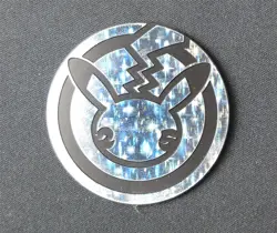 Silver Pikachu 25 Anniversary - Jumbo Pokemon Coin #3SU - Image 1