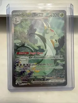 Pokemon TCG Serperior Ex 164/086 SIR Black Bolt Full Art Holo - NM/M - Image 1