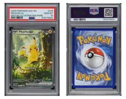 2026 POKEMON ASC EN-ASCENDED HEROES SPECIAL ILLUSTRATION RARE PIKACHU EX PSA 10 - Image 1