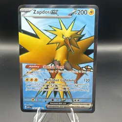 Pokemon Scarlet & Violet 151 #192/165 Zapdos ex - Image 1