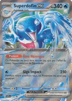 Superdofin EX Jumbo 126 - Ecarlate Et Violet Promo - Carte Pokemon - Image 1