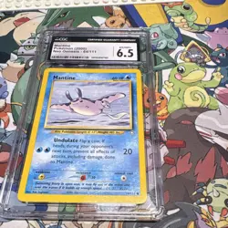 Pokemon TCG Mantine 64/111 Neo Genesis Unlimited Regular CGC 6.5 - Image 1