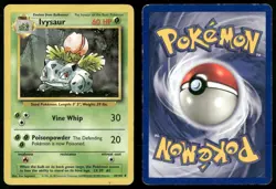 ✰ IVYSAUR 30/102 UNCOMMON BASE SET UNLIMITED POKEMON ✰ HP - Image 1