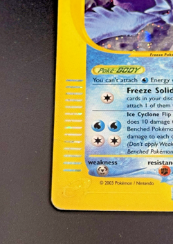 Pokemon Articuno H3/H32 Skyridge Rare Holo Unlimited Wizards ENG Vintage Played - Image 3