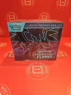 Mega Evolution Phantasmal Flames ETB – Factory Sealed – Pokemon TCG - Image 1