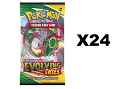 Pokemon TCG: SWSH Evolving Skies Booster Packs x24 - Sealed & New - Image 1