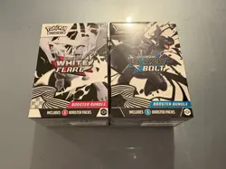 Pokemon Black Bolt and White Flare Booster Bundle Set of 2 Sealed IN STOCK - Image 1