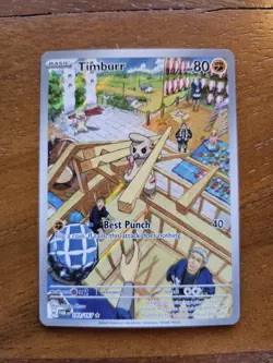 Timburr 183/167 English And Japanese 109/101 Lot Of 2 Rare Pokemon TCG Gold Star - Image 3