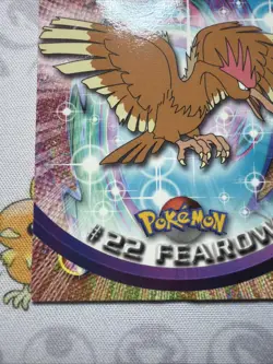 Topps Pokemon Fearow #22 1999 TV Animation Edition Non Holo Black Logo LP - Image 5