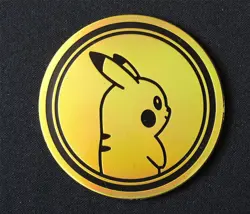 Pikachu Gold - Large Pokemon Coin #8A - Image 1