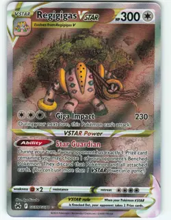 Regigigas Vstar - Alternate Art - GG55/GG70 Crown Zenith - Pokemon TCG - 2023 - Image 1