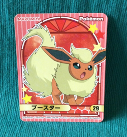 【LP+】Flareon #29 Pokemon Marumiya Novelty Promo Holo Sticker Japanese - Image 1
