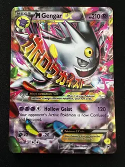 M Gengar EX XY166 Promo Holo HP/LP Pokemon TCG - Image 1