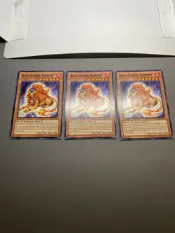 Yu-Gi-Oh! 3X Hazy Flame Sphynx Common 1st Edition CBLZ-EN030 HP - Image 1