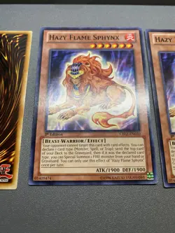 Yu-Gi-Oh! 3X Hazy Flame Sphynx Common 1st Edition CBLZ-EN030 HP - Image 4