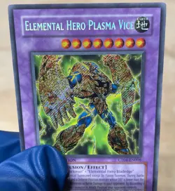Yugioh Elemental Hero Plasma Vice CT04-EN006 Secret Rare Limited Edition LP - Image 2