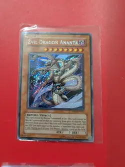 Evil Dragon Ananta PP02-EN017! Secret Rare Unlimited! NM! - Image 1