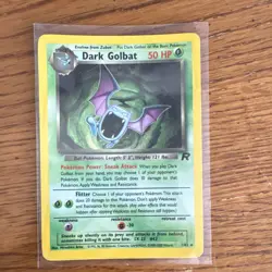 Pokemon TCG Dark Golbat Holo Rare Team Rocket 7/82 50 HP Unlimited Card - Image 1