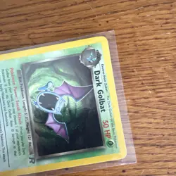 Pokemon TCG Dark Golbat Holo Rare Team Rocket 7/82 50 HP Unlimited Card - Image 3