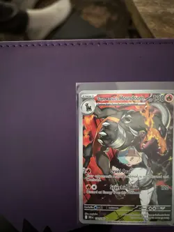 Team Rockets Houndoom Illustration Rare Card 191/182 Sv10: Destined Rivals - Image 2