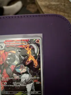 Team Rockets Houndoom Illustration Rare Card 191/182 Sv10: Destined Rivals - Image 5