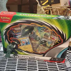 Pokemon Cyclizar EX Box Promo Booster Oversized Card Rotom Trading Card Game - Image 1