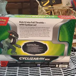 Pokemon Cyclizar EX Box Promo Booster Oversized Card Rotom Trading Card Game - Image 2