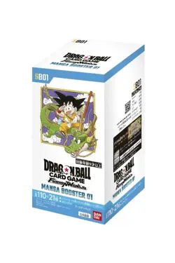 Dragon Ball Super Card Game Fusion World MANGA Booster 01 pack Box SB01 taped - Image 1