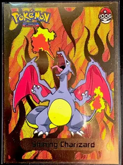#006 Shining Charizard NM+ POKEMON Card Kanto Peru Edition Foil Non-TCG - Image 1