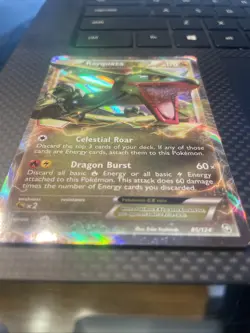 Rayquaza EX - 85/124 - Pokemon Dragons Exalted Rare Card LP - Image 3