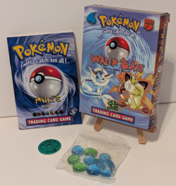 Pokemon Water Blast Jungle Theme Deck - Rulebook Damage Counters Coin, No Cards - Image 1
