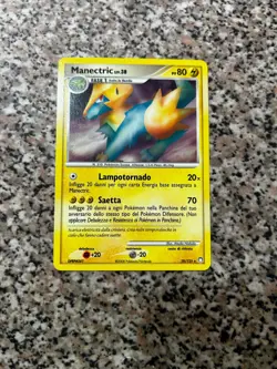 POKEMON CARD MANECTRIC 28/123 2008 (NO HOLO) NEW MINT ORIGINAL ITALIA - Image 1