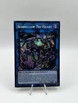 Yugioh Scareclaw Tri-Heart MP23-EN088 Secret Rare 1st Edition NM - Image 1
