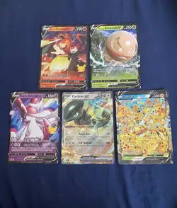 Pokemon Jumbo Cards Lot Of 5 - V Union, EX, V’s - Image 1