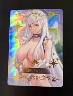 BELFAST Azur Lane SSR Goddess Story Anime Waifu Card Girl Doujin ACG - Image 1