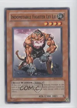 Indomitable Fighter Lei Lei 1st Ed. YuGiOh Cybernetic Revolution #CRV-EN023 2005 - Image 1