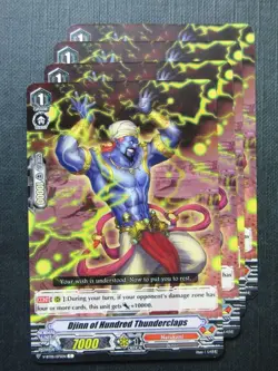 Djinn of Hundred Thunderclaps x4 - V-BT05 - Vanguard Cards #CM - Image 1