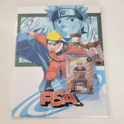 NARUTO PSA MAGAZINE DECEMBER 2025 EXCLUSIVE NARUTO UZUMAKI + PROMO CARD - Image 2