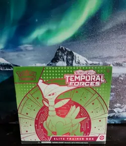 Pokemon TCG Scarlet & Violet Temporal Forces (Iron Leaves ex) ETB Factory Sealed - Image 1