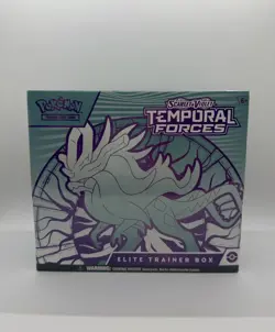 Pokemon TCG Scarlet & Violet Temporal Forces Factory Sealed Elite Trainer Box - Image 1