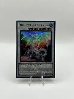 YuGiOh! - Blue-Eyes Spirit Dragon RA02-EN030 Ultra Rare 1st Edition Near Mint - Image 1