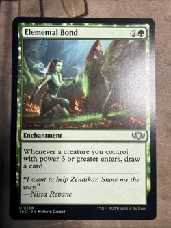 Magic the Gathering - Commander: Tarkir: Dragonstorm - Elemental Bond - Image 1