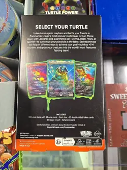 MtG Commander Deck "Turtle Power" Teenage Mutant Ninja Turtles Sealed Deck - Image 2