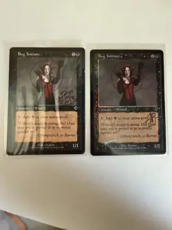2x Signed Bog Initiate (1 FOIL) Invasion LP/DM Free Shipping - Image 1