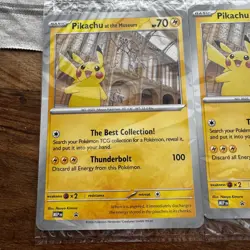 Pokemon Card 2026 Pikachu at the Natural History Museum Sealed Jumbo Promo x4 - Image 5