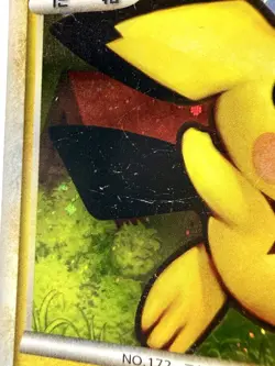 Pichu 031/070 Holo Rare 1st Ed SoulSilver Collection L1 Pokemon Japanese *SWIRL* - Image 5