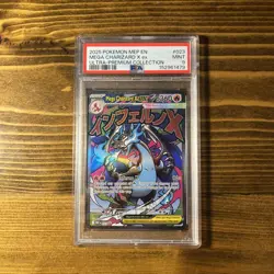 Pokemon Mega Charizard X ex 023 Me: Mega Evolution Promo Holo PSA 9 2025 Card - Image 1