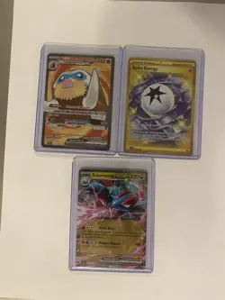 Pokemon Lot 3 Cards , One Three Gold Stars - Image 1